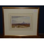 Fred Burgess (exhib 1882-1897) "Christchurch, Hampshire", watercolour, signed lower left, 17x26cm