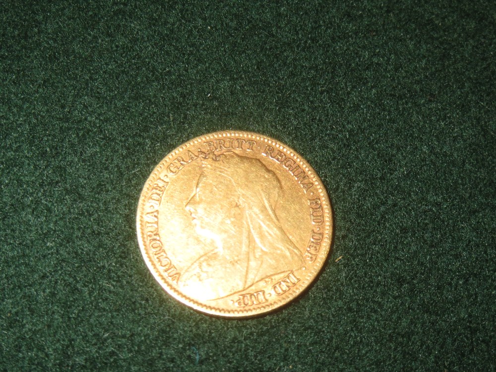 1897 gold half sovereign 3.8gm - Image 2 of 2