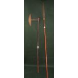 African axe and a tribal spear