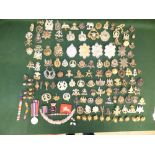 Quantity of mixed military badges