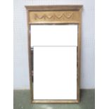 Giltwood wall mirror