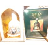 Cased set of four Royal Commemorative Bells decanters HRH Prince Andrew and Sarah Ferguson and