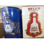 Nine Bells Princess Eugenie Commemorative decanters and three HRH Charles and Lady Diana Spencer