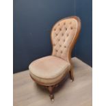 Button back nursing chair