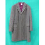 Gents green tweed overcoat