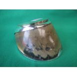 Silver plated horse hoof with inscription "Amazon March 22nd 1905" by Rowland Ward Limited 166