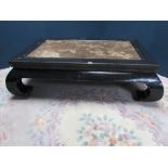 Chinese style black laquered coffee table