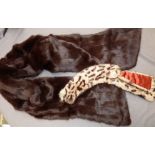 Fur stole and collar