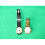 2 Gents gold plated wrist watches, Mudu & Bucjerer