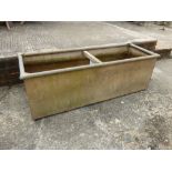 Metal water trough