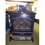 Ovle electric fire in the style of a coal burner