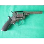 Tranter percussion pistol with engraved decoration No 9420T