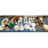 Qty of general China , pottery etc, including Royal Worcester Evesham Copeland Spode, Royal