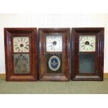 3 misc American wall clocks (for restoration)