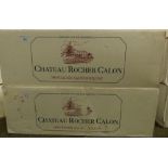 Wine: Chateau Rocher Calon, Montagne Saint Emilion, 2000, 24 bottles (2 cases)