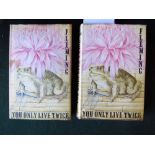 Ian Fleming "You only Live Twice", 2 volumes, 1964 & 1965, with dust wrappers