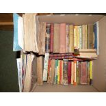 Large quantity of books, many with original dust covers, mixed cross section of figures, Boys own