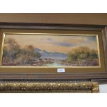 2 oil on boards of South African scenes, signed Francois Bradenhurst '78 framed, 16x49cm