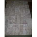 Kirma patchwork rug / neutral 240x170cm