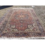 Old Heriz carpet, good condition, 305x240cm