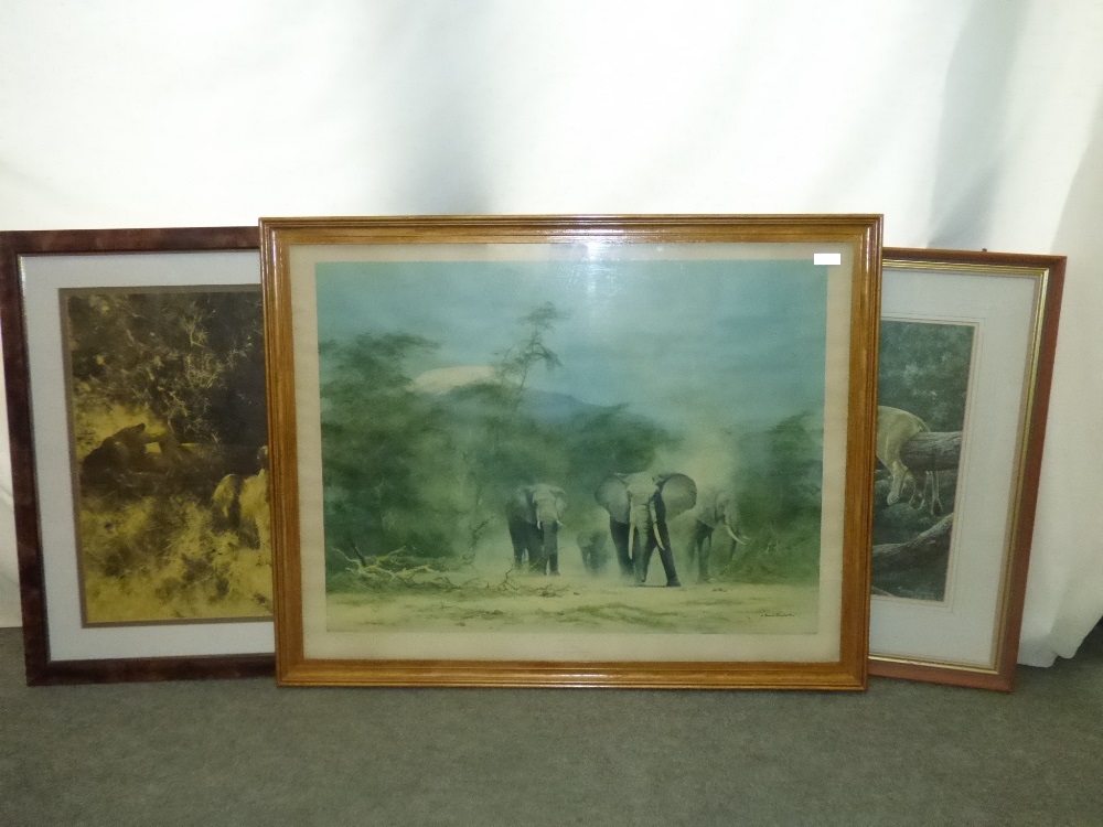 David Shepherds Ltd Ed. Coloured prints "After B.W.Leader, mountainous river landscape colour - Image 3 of 5