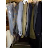 Qty mixed gentleman's clothing suites & jackets etc