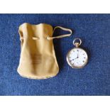 9ct gold Omega pocket watch