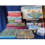 Qty mixed board games, scrabble, Mastermind, Cluedo, Risk etc