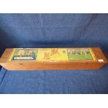 The game of Lic-Nik in its original wooden box
