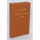 Wisden Cricketers' Almanack 1891. Willows softback reprint (1991) in light brown hardback covers