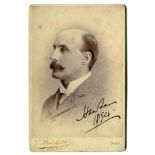 Lord Martin Bladen Hawke. Yorkshire & England 1881-1911. Splendid sepia cabinet card photograph of