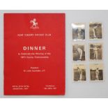 Kent C.C.C. Official dinner menu 'To Celebrate the Winning of the 1970 County Championship' held