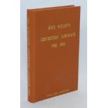 Wisden Cricketers' Almanack 1883. Willows softback reprint (1988) in light brown hardback covers