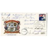 Australian Test Captains 1940-1992. Official first day cover to commemorate 200th Anniversary of