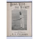 Dr. W.G. Grace. 'Down Went The Wicket!'. Humourous Cricket Song. Written by Rowland Colborn and