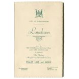 M.C.C. tour of South Africa 1948/49. Luncheon 'in honour of the Visiting Marylebone Cricket Club