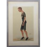 Walter Goodall George. Nine original copies of the Vanity Fair colour chromolithograph of George. '