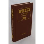 Wisden Cricketers' Almanack 1944. Willows hardback reprint (2000) with gilt lettering. Un-