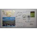 New Zealand & India Cricket Series Trent Bridge 1990''. Official 'Stamp Publicity' first day cover