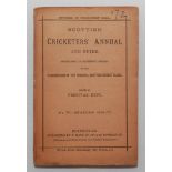 Scottish Cricketers' Annual and Guide containing an authentic record....'. No. VI. Season 1876-77.