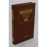 Wisden Cricketers' Almanack 1945. Willows hardback reprint (2000) with gilt lettering. Un-