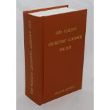 Wisden Cricketers' Almanack 1923. Willows softback reprint (2006) in light brown hardback covers