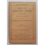 Scottish Cricketers' Annual and Guide containing an authentic record....'. No. II. Season 1871-72.