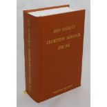 Wisden Cricketers' Almanack 1936. Willows softback reprint (2011) in light brown hardback covers