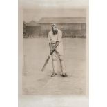 Dr W.G. Grace'. Original sepia photogravure, after Archibald Stuart Wortley 1890, of the famous