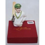 Don Bradman. Bradman porcelain candle snuffer produced by Bronte Porcelain. The snuffer shows