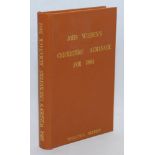 Wisden Cricketers' Almanack 1884. Willows softback reprint (1984) in light brown hardback covers