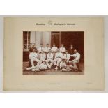 Reading Collegiate School 1903 and 1912. Two official mono photographs of the school teams. Both