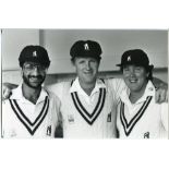 Warwickshire C.C.C. 1970s/1980s. Thirty original mono press photographs of county players, many in