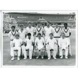 Worcestershire C.C.C. 1970s/1980s. Eleven original mono press photographs of Worcestershire teams.